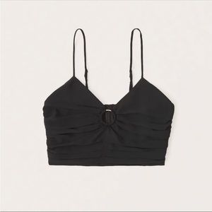 COPY - A&F- Ruched O-Ring Top